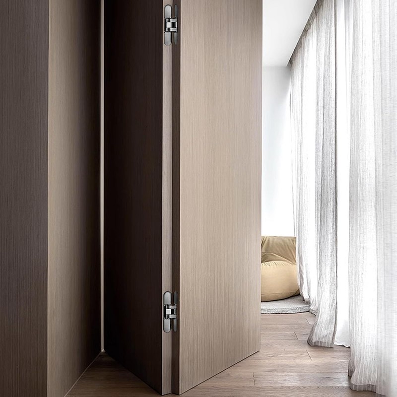 Pacify 2 Set 7Inches Hidden Door Hinges, Heavy Duty Concealed