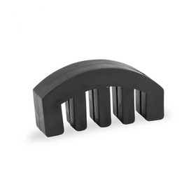 hobbyant Violin Rubber Mute detachable Violin Silent Rubber (Black)