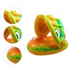 Swim Ring Awning Unique Shape Gasbag Comfortable Backrest Swimming Ring