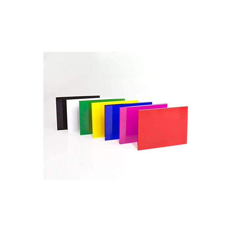 Premium 1/8 th Inch Thick Acrylic Plexiglass Sheet (White, 6"