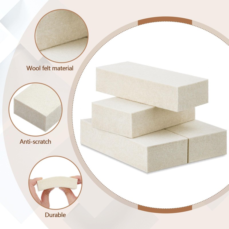 DoubleFill 4 Pcs Felt Blocks 1'' x 2'' x 4''