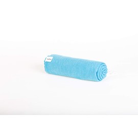 AYSIBOO Beach Towel Made of 100% Cotton 95 x 55 cm I Traditional Hammam Towel I Sauna Towel I Ideal for Sauna Beach Fitness Yoga Sport Hammam I Peshtemal Fouta Towel - t?rkis Uni