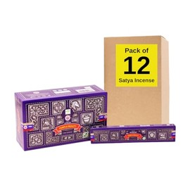 SATYA Incense - Super HIT Purple Beauty | Pack of 12-15GM (15 Sticks)