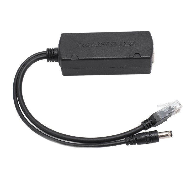 Gigabit PoE Splitter 10 100 1000Mbps 12V 2A Output Buffer
