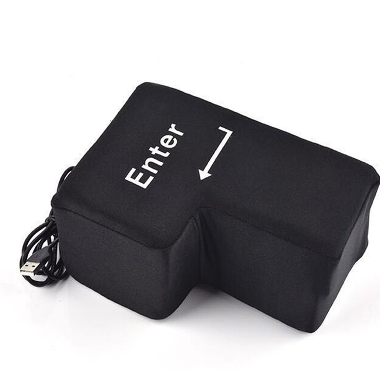 USB cushion, large enter key table cushion, anti-stress, nap pillow