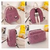 Small Backpack Purse Cute Mini Corduroy Bookbag Toddler Backpack School