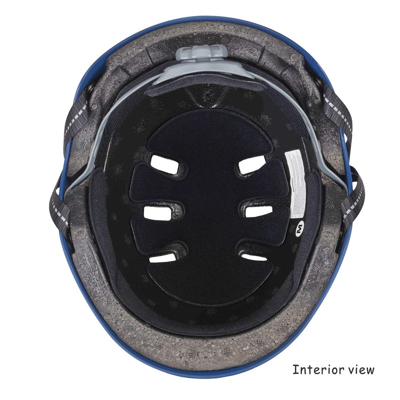 Tontron Skate Helmet with Magnetic Buckle (Matte Sky Blue, Large)