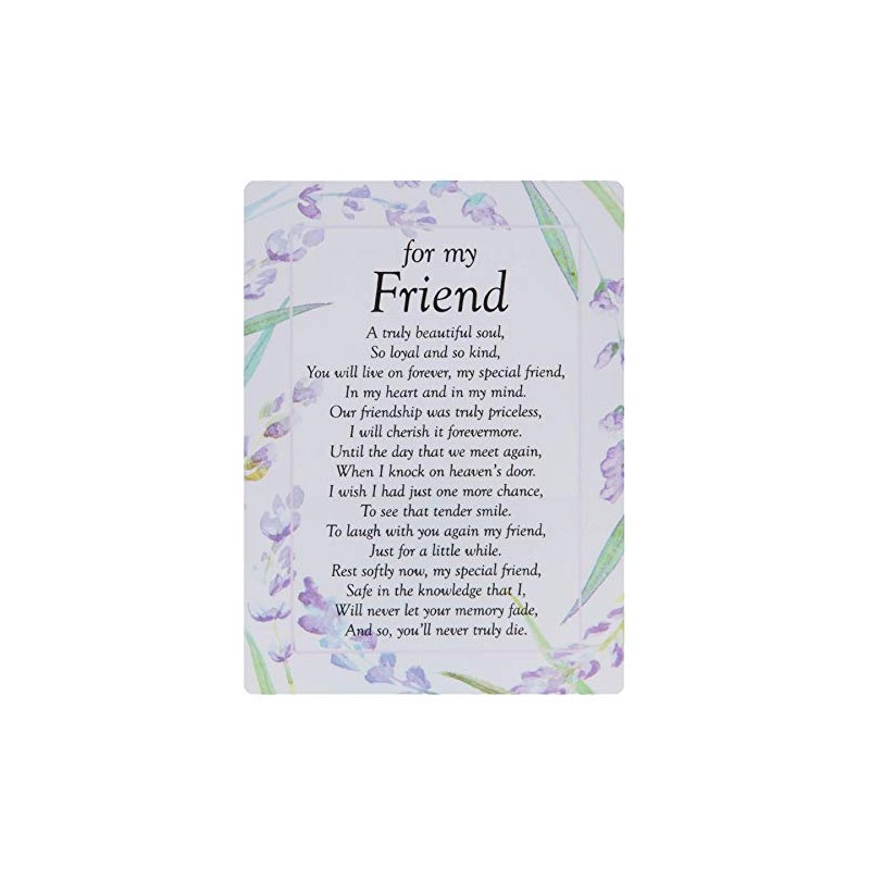 Widdle Celebrations For my Friend Waterproof Graveside Memorial Card –
