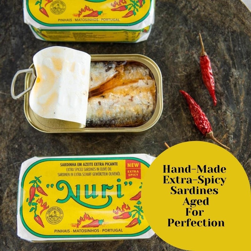 NURI Portuguese Sardines in Extra Spiced Olive Oil - 4