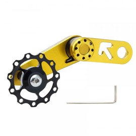 MEROURII Bicycle Chain Tensioner, Folding Bike Single Speed Converter, Bicycle Single Speed Chain Tensioner Made of Aluminium Alloy, Rear Chain Guide