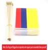 20 Pack Colombia Flags Colombian Stick Flag Small Mini Handheld