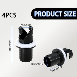 4 Pump Adapters, Air Valve Connectors