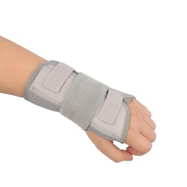 Breathable Wrist Supports Brace Right /Left Hand Support Guard with Adjustable Straps Universal Fit Hand Metal Splint Stabilizer for Sprains, Tendonitis, Relieves Pain Recovery, Men Women, 1 Pack