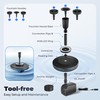 Floating Pond Fountain with RGB LED Lights, 400GPH, 3 Spray