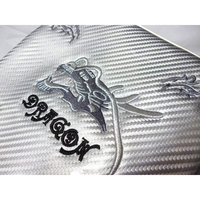 Golf Iron Cover Dragon Dragon Hood Type (Silver)