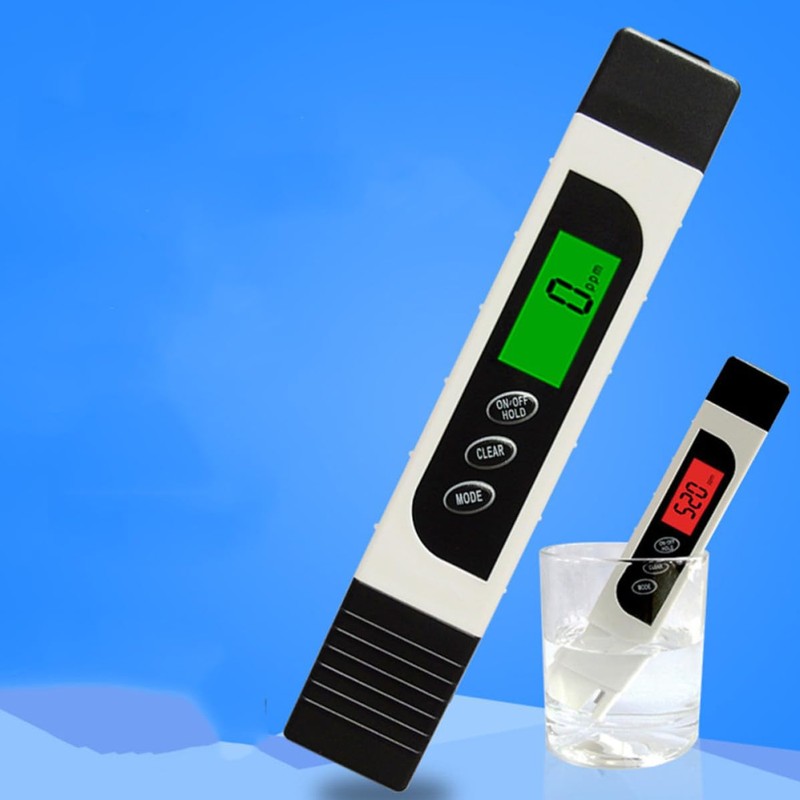 Medidor Digital de Agua Portátil con Compensación Automática