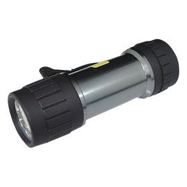 コンテック UV-LED (紫外線LED) 375nm 9灯使用 ブラックライト ハンドライトタイプ PW-UV943H-04 シルバー、ブラック