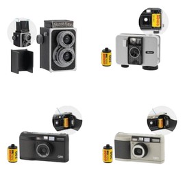 Ken Elephant Camera Miniature Collection x 4 Types Set, Full Comp Toy, Capsule Toy