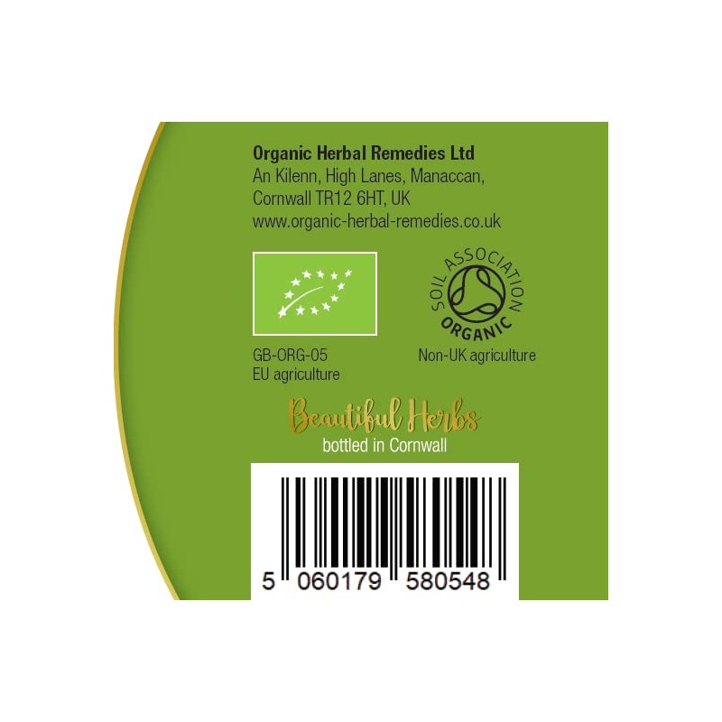 Organic Herbal Remedies Marshmallow Root Tincture, 100 ml