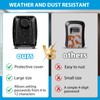 Key Safe Wall Mounted, Waterproof Key Safe, Resettable 12 Digit