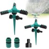 2Pcs Sprinkler for Yard, Rotating Garden Sprinkler for Large Area