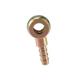 VekAuto Universal Banjo Bolt 10mm ID 8mm OD Banjo Bolt Hose Barb Fitting Adapter Replacement for Motorcycle Car Metal Bronze Tone Auto Accessories