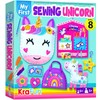 KRAFUN My First Unicorn Kids Sewing kit, Beginner Arts &
