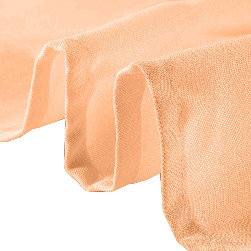 WedDecor 20 Inch Peach Cotton Polyester Table Napkin for Home,