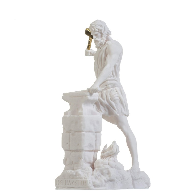 BeautifulGreekStatues Hephaestus God of fire, metalworking and the art of