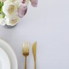 FOLINS&HOME 2 Pack White Round Tablecloth - 60 Inch Waterproof
