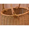 ratanbasuketto Shopping Hamper, Round