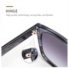 CLRECHY Trendy Designer Large Sun Glasses Women Luxury Square Big
