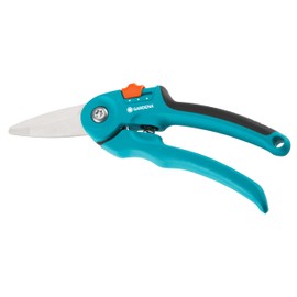 Gardena City Gardening Balcony Shears: Plant Shears with Stainless Steel Blades for Cutting Flowers/Herbs/Twigs, Single-Hand Safety Lock, Two Handle Positions, Two-Level Handle (8707-20)