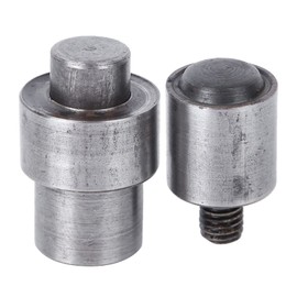 Tiiyee Eyelet Buckle Mould, Hand Press Machine, Seter, Hole Punch, Eyelet Shape, Manual Installation Tool, Hand Shape Attached, for Leather Crafts, Clothing, Fabric, Hole Punch, 2 Pieces (14 mm)