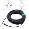 HangTon M12 A-coded 4 Pin Female Actuator Sensor Reader Encoder