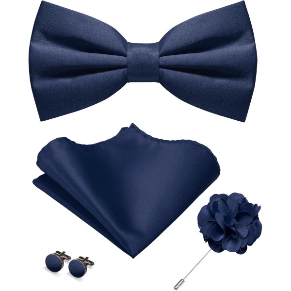 Does not apply Solid Color Pre-Tied Bow Tie and Pocket