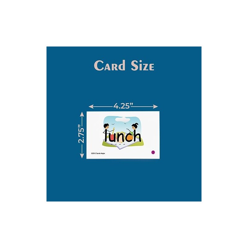 Child1st | 306 SnapWords Pocket Cards | Multisensory | ESL