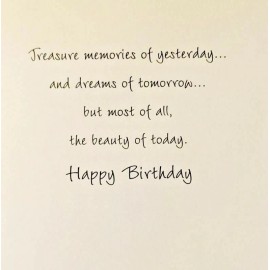Majestic Greetings 1 Birthday Greeting Card/Envelope Thinking Of You Happy Butterflies Dream Memory