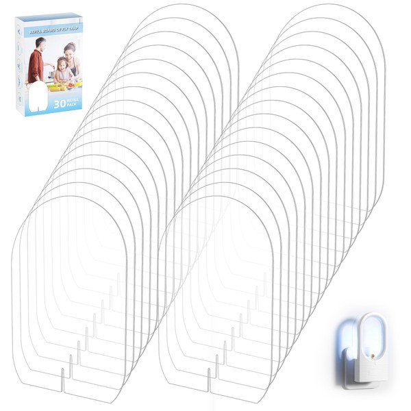Gthbugor 30 PCS Sticky Card Plug Refill Replacement Glue Cards