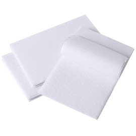 QDiShi Hook and Loop Strips with Adhesive 4x6 inch Strips with Adhesive 3 Sets Strong Sticky Back Adhesive Fasten Mounting Tape Instead of Holes and Screws for Home or Office Use(White)