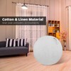55cm/65cm/75cm Cotton+Linen Protective Yoga Ball Cover Exercise Ball Protection Skin