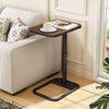 Kitstorack TV Tray Table, Adjustable Height & 90° Flip-Over Panel