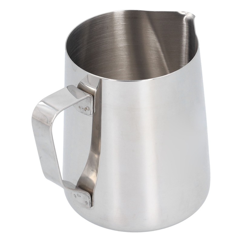 304 Stainless Steel Frothing Cup with Inner Scale Pointed Mouth