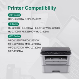 TN660 Toner Cartridge Compatible for Brother TN 660 TN-660 TN630 to use with HL-L2380DW HL-L2320D HL-L2340DW DCP-L2540DW MFC-L2700DW MFC-L2720DW Printer