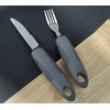 Weighted Extra Wide Handles Easy Grip Cutlery Set, Disability Ideal