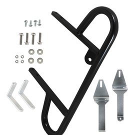 waltyotur Rear Wide Grab Bar Bumper Kit Replacement for YFZ 450 Black