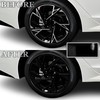 BOGAR TECH DESIGNS Rim Chrome Delete Overlay Film Compatible with