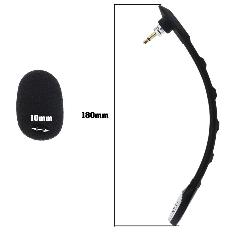3.5 mm Headphone Microphone Compatible with Astro A40 TR Gaming