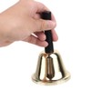 ECHI Metal Tea Hand Bell, Gold Plated Hand held Loud