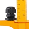 Fudeshe Conduit Fittings,Strain Relief Cord Connector 10 Pcs Plastic Black